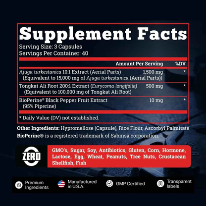 TURKESTERONE PRO OLD SCHOOL ORIGINAL - Potencia tu fuerza y Masculinidad.